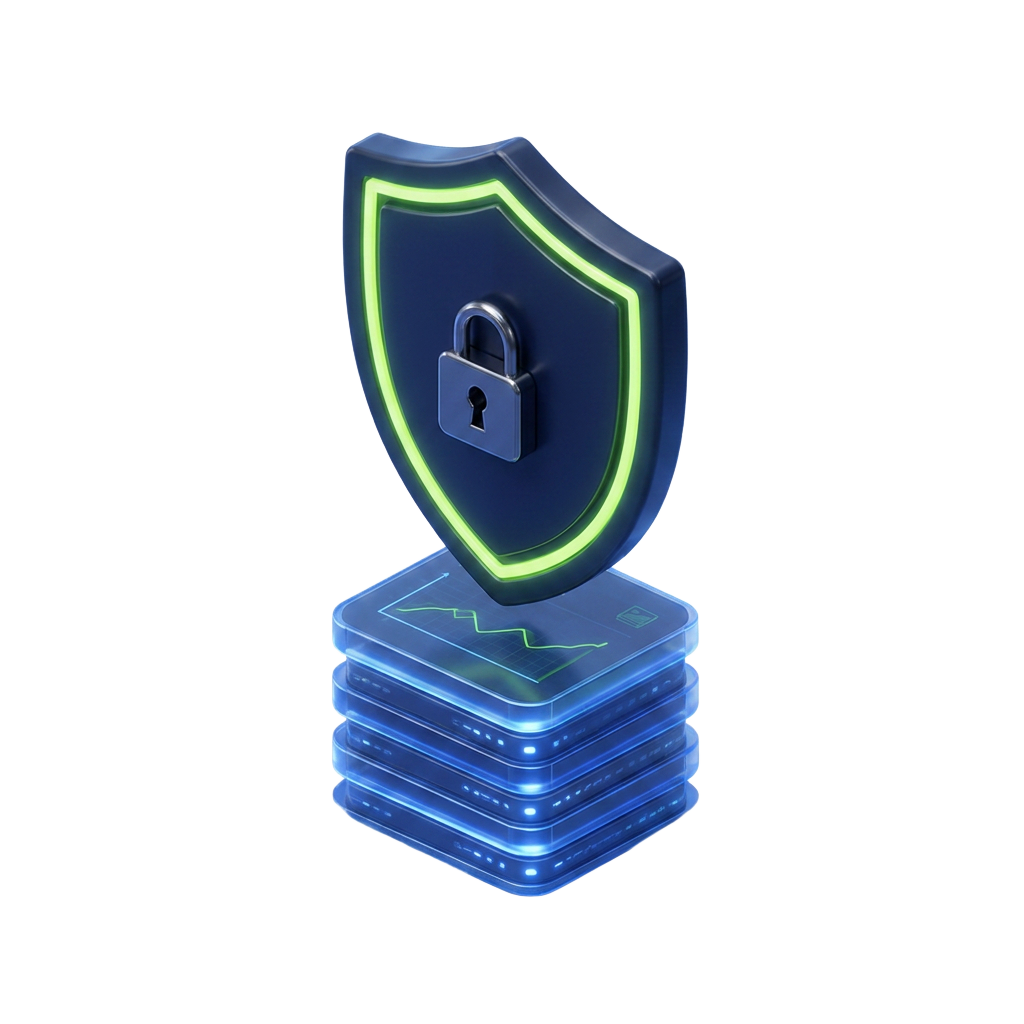 Hardened treasury vault with secured ledger records